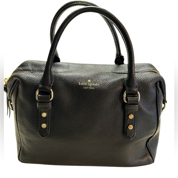 kate spade Handbags - Kate Spade Black Leather Handbag, GUC